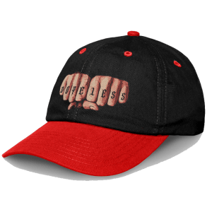 Dopeless Knuckles hat black with red brim